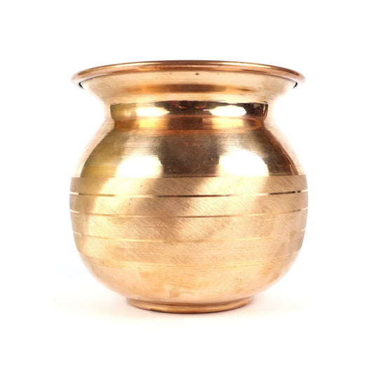ASHIRWAD Pure Copper Luxury Lota – Sacred Kalash Pot for Hindu Pooja, Arti & Daily Worship