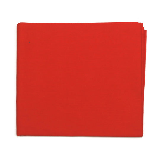 ASHIRWAD Pure Cotton Red Poplin Cloth – Fabric for Hindu Puja, Aasan, Rituals, Coconut & Shankh Covering